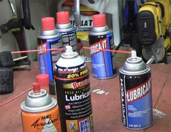 Spray Lubricants