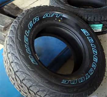 Bridgestone Dueler AT Bigger Tire