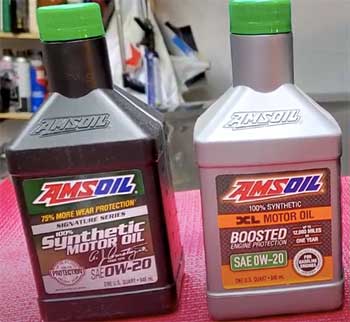 AMSOIL Signature and Boosted Motor Oil