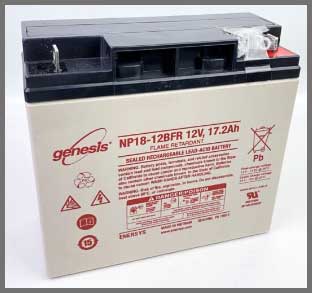 EnerSys Genesis 12V 18AH SLA Battery