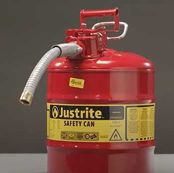 Justrite Gas Can