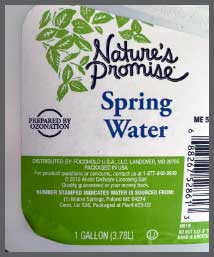 Nature's Promise Spring Water