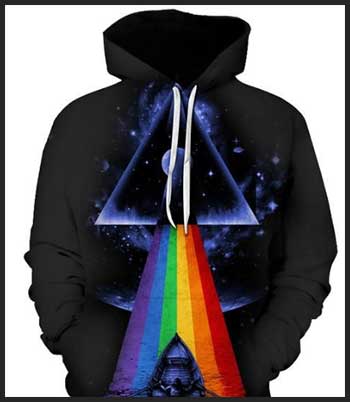 Rainbow Bridge To Galaxy 3D Sweatshirt