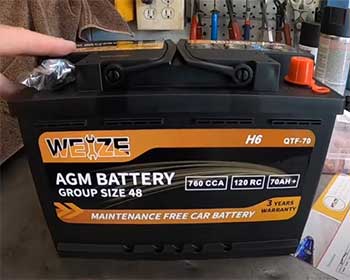 Weize AGM Battery