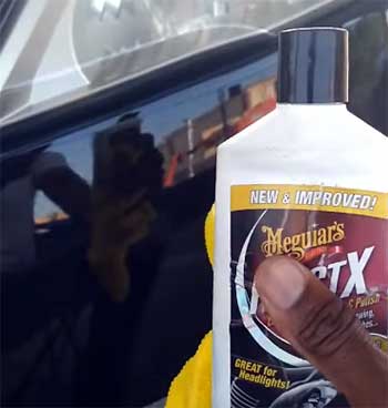 Meguiar's PlastX headlight cleane