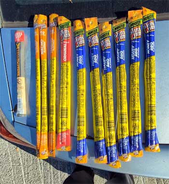 Slim Jim beef jerky