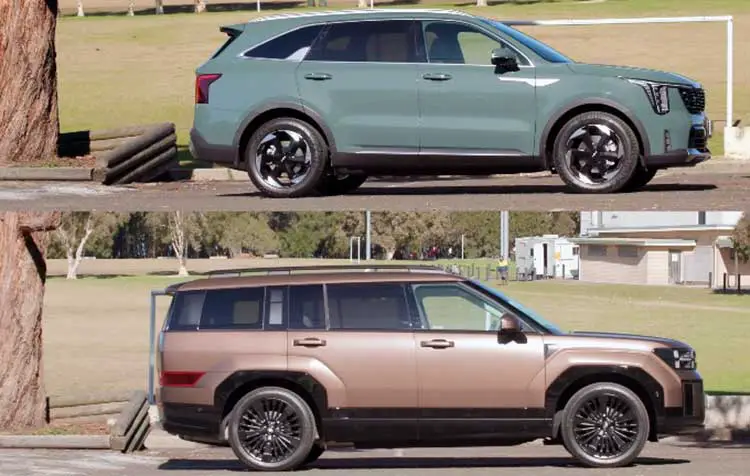 Kia Sorento Hybrid vs. Hyundai Santa Fe Hybrid