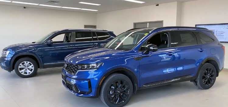 Kia Sorento and Volkswagen Atlas