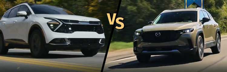 Kia Sportage and Mazda CX-5