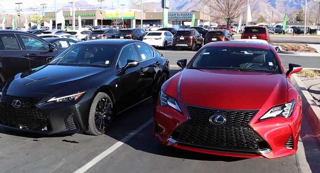 Lexus IS vs. Lexus RC