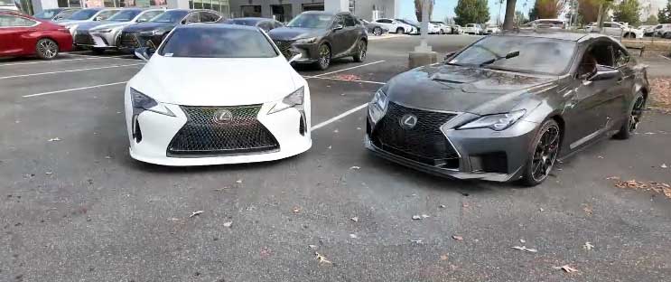 LC 500 vs Lexus RC F