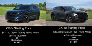 Mazda CX-50 Hybrid Vs. Honda CR-V Hybrid