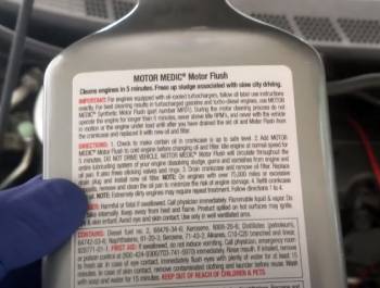 motor medic motor flush