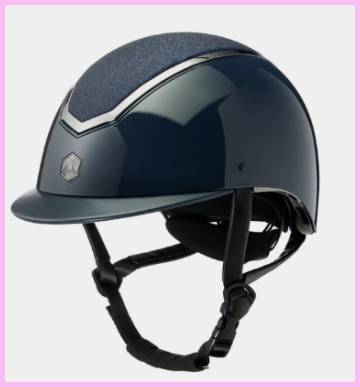glitter riding helmet