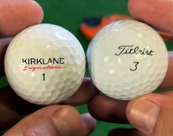 kirkland golf ball vs pro v1