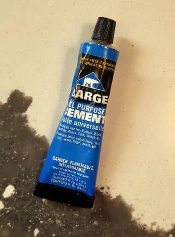 shoe goo vs barge cement