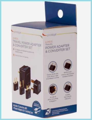 protege international travel power adapter